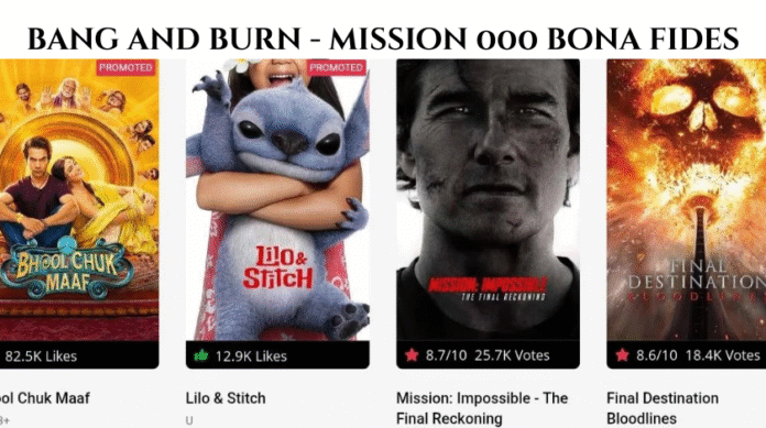 Bang and Burn - Mission 000 Bona Fides